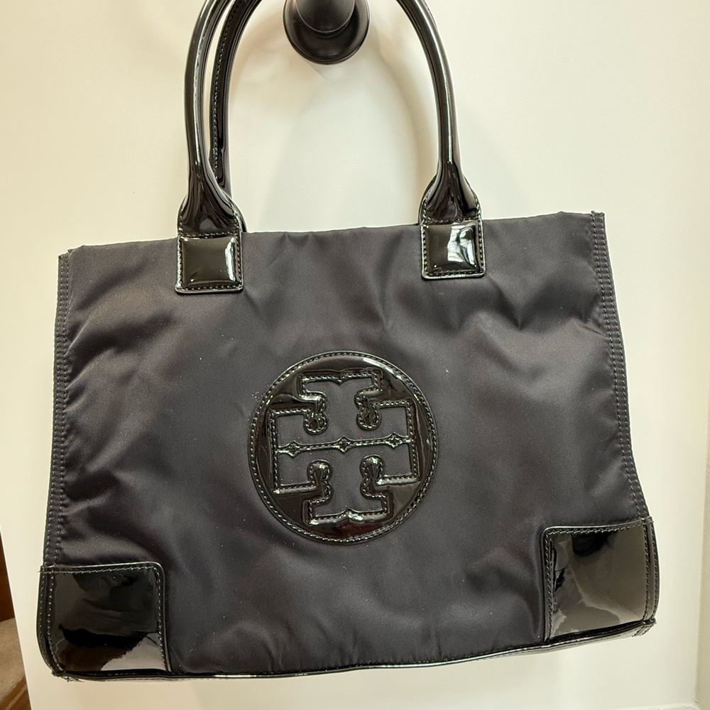 Tory Burch Black Nylon Tote